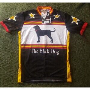 NEW Louis Garneau The Black Dog Cycling Jersey Men's XL Martha’s  Vineyard